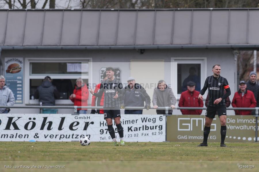 Sportplatz, Karlburg, 01.03.2025, sport, action, BFV, Fussball, 23. Spieltag, Bayernliga Nord, SVF, TSV, SV Fortuna Regensburg, TSV Karlburg - Bild-ID: 2468109 Sportplatz, Karlburg, 01.03.2025, sport, action, BFV, Fussball, 23. Spieltag, Bayernliga Nord, SVF, TSV, SV Fortuna Regensburg, TSV Karlburg - Bild-ID: 2468109