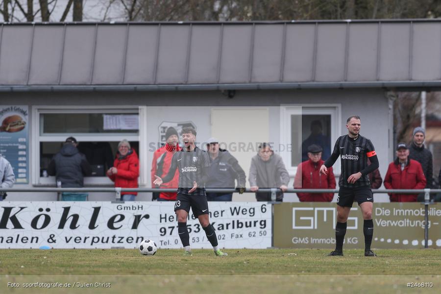 Sportplatz, Karlburg, 01.03.2025, sport, action, BFV, Fussball, 23. Spieltag, Bayernliga Nord, SVF, TSV, SV Fortuna Regensburg, TSV Karlburg - Bild-ID: 2468110 Sportplatz, Karlburg, 01.03.2025, sport, action, BFV, Fussball, 23. Spieltag, Bayernliga Nord, SVF, TSV, SV Fortuna Regensburg, TSV Karlburg - Bild-ID: 2468110