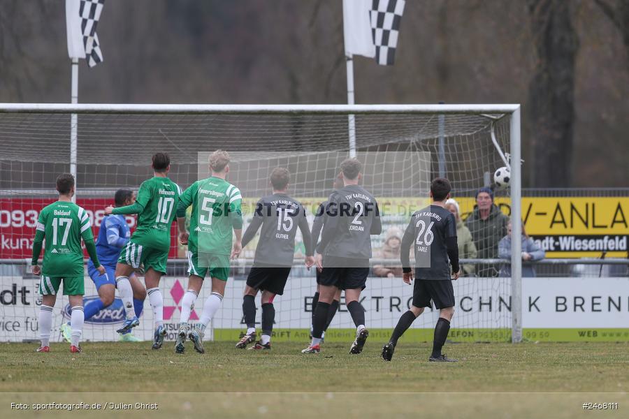 Sportplatz, Karlburg, 01.03.2025, sport, action, BFV, Fussball, 23. Spieltag, Bayernliga Nord, SVF, TSV, SV Fortuna Regensburg, TSV Karlburg - Bild-ID: 2468111 Sportplatz, Karlburg, 01.03.2025, sport, action, BFV, Fussball, 23. Spieltag, Bayernliga Nord, SVF, TSV, SV Fortuna Regensburg, TSV Karlburg - Bild-ID: 2468111