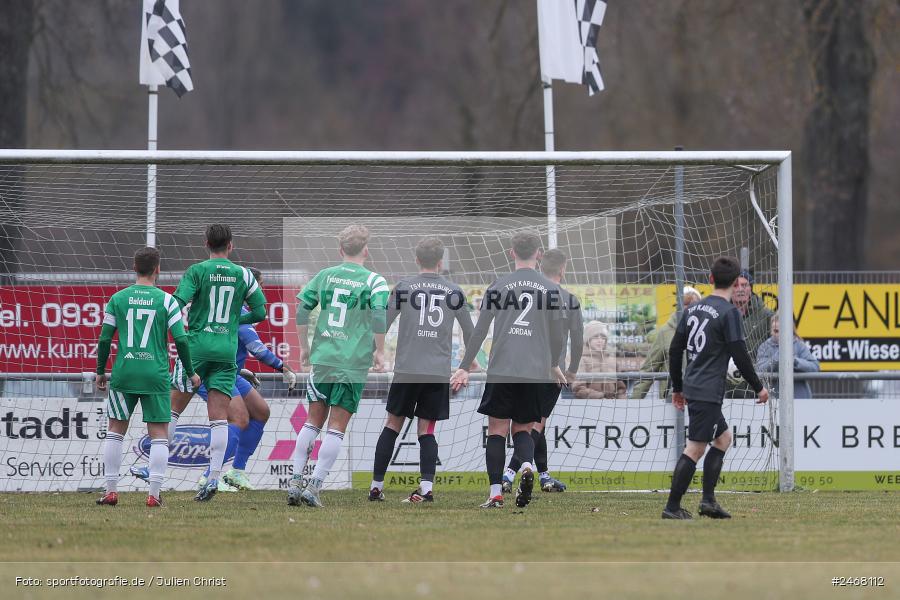 Sportplatz, Karlburg, 01.03.2025, sport, action, BFV, Fussball, 23. Spieltag, Bayernliga Nord, SVF, TSV, SV Fortuna Regensburg, TSV Karlburg - Bild-ID: 2468112 Sportplatz, Karlburg, 01.03.2025, sport, action, BFV, Fussball, 23. Spieltag, Bayernliga Nord, SVF, TSV, SV Fortuna Regensburg, TSV Karlburg - Bild-ID: 2468112