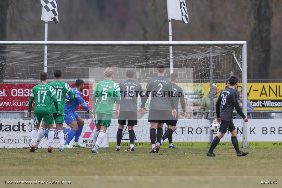 Sportplatz, Karlburg, 01.03.2025, sport, action, BFV, Fussball, 23. Spieltag, Bayernliga Nord, SVF, TSV, SV Fortuna Regensburg, TSV Karlburg - Bild-ID: 2468113 Sportplatz, Karlburg, 01.03.2025, sport, action, BFV, Fussball, 23. Spieltag, Bayernliga Nord, SVF, TSV, SV Fortuna Regensburg, TSV Karlburg - Bild-ID: 2468113