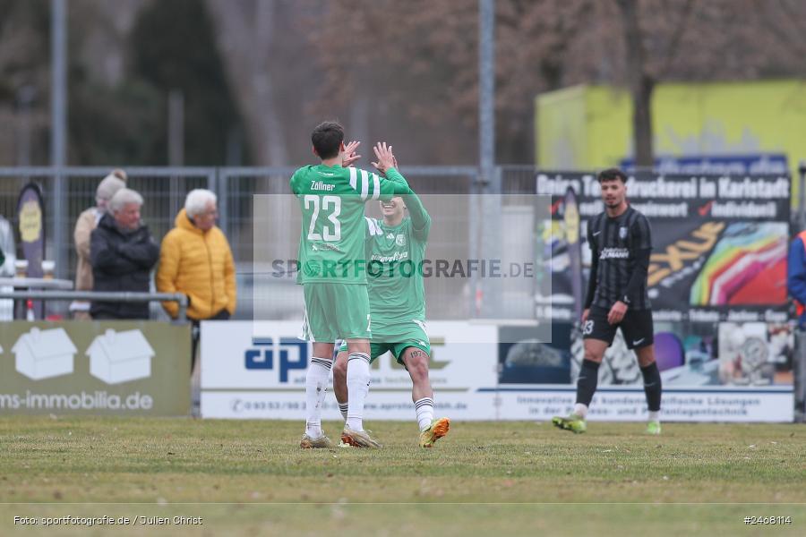 Sportplatz, Karlburg, 01.03.2025, sport, action, BFV, Fussball, 23. Spieltag, Bayernliga Nord, SVF, TSV, SV Fortuna Regensburg, TSV Karlburg - Bild-ID: 2468114 Sportplatz, Karlburg, 01.03.2025, sport, action, BFV, Fussball, 23. Spieltag, Bayernliga Nord, SVF, TSV, SV Fortuna Regensburg, TSV Karlburg - Bild-ID: 2468114