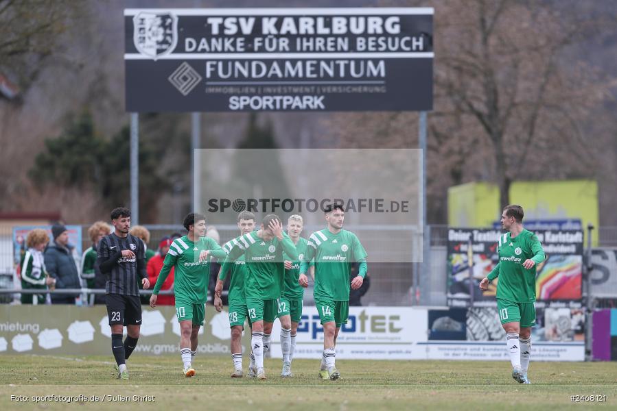 Sportplatz, Karlburg, 01.03.2025, sport, action, BFV, Fussball, 23. Spieltag, Bayernliga Nord, SVF, TSV, SV Fortuna Regensburg, TSV Karlburg - Bild-ID: 2468121
