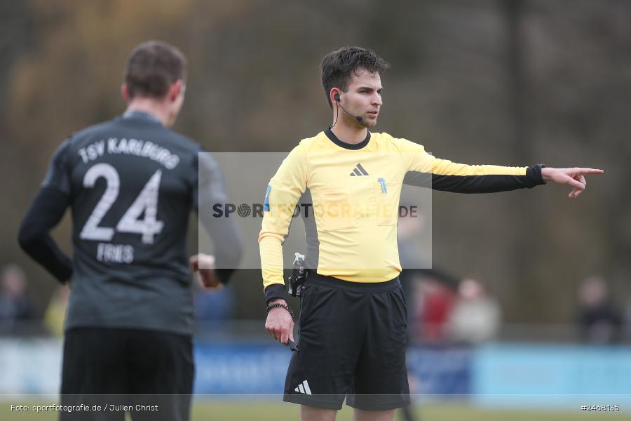 Sportplatz, Karlburg, 01.03.2025, sport, action, BFV, Fussball, 23. Spieltag, Bayernliga Nord, SVF, TSV, SV Fortuna Regensburg, TSV Karlburg - Bild-ID: 2468135