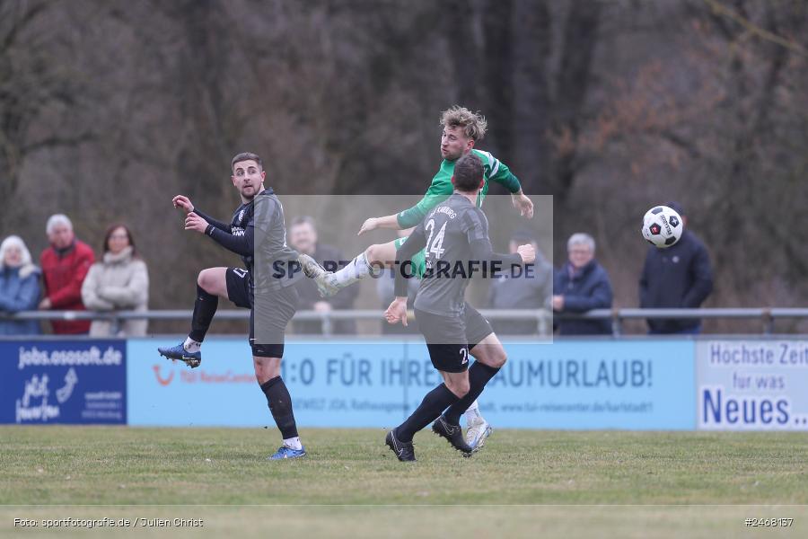 Sportplatz, Karlburg, 01.03.2025, sport, action, BFV, Fussball, 23. Spieltag, Bayernliga Nord, SVF, TSV, SV Fortuna Regensburg, TSV Karlburg - Bild-ID: 2468137