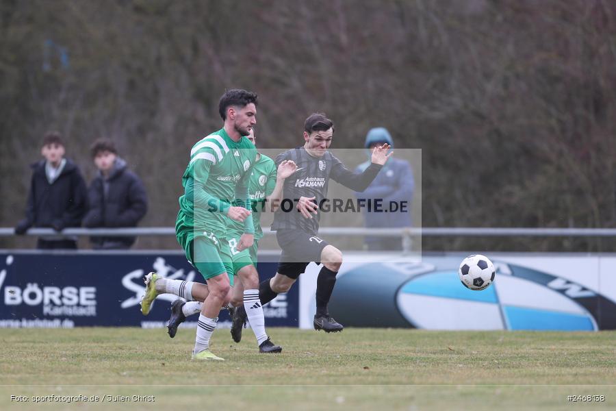 Sportplatz, Karlburg, 01.03.2025, sport, action, BFV, Fussball, 23. Spieltag, Bayernliga Nord, SVF, TSV, SV Fortuna Regensburg, TSV Karlburg - Bild-ID: 2468138