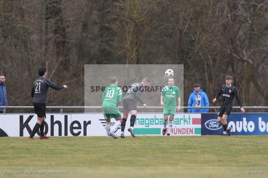 Sportplatz, Karlburg, 01.03.2025, sport, action, BFV, Fussball, 23. Spieltag, Bayernliga Nord, SVF, TSV, SV Fortuna Regensburg, TSV Karlburg - Bild-ID: 2468180 Sportplatz, Karlburg, 01.03.2025, sport, action, BFV, Fussball, 23. Spieltag, Bayernliga Nord, SVF, TSV, SV Fortuna Regensburg, TSV Karlburg - Bild-ID: 2468180