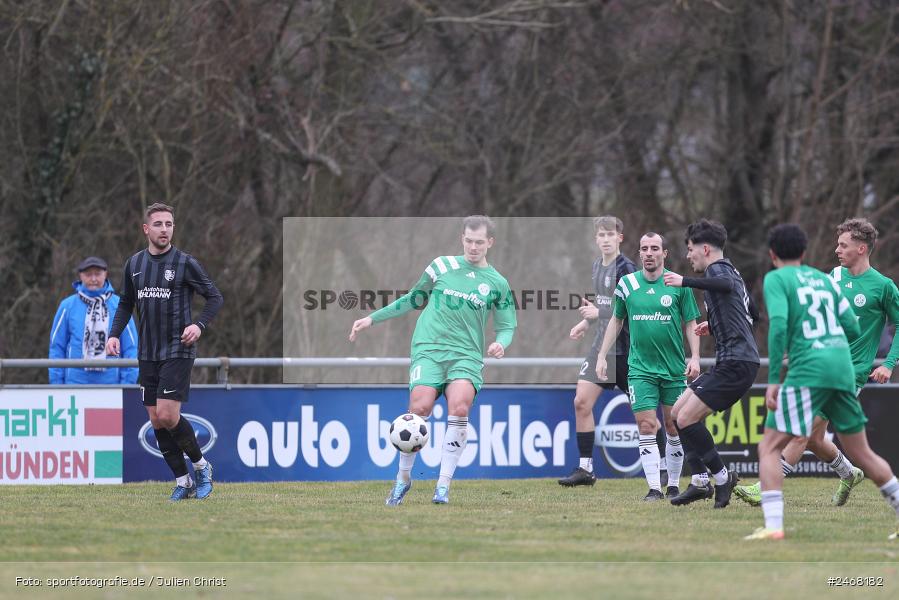 Sportplatz, Karlburg, 01.03.2025, sport, action, BFV, Fussball, 23. Spieltag, Bayernliga Nord, SVF, TSV, SV Fortuna Regensburg, TSV Karlburg - Bild-ID: 2468182 Sportplatz, Karlburg, 01.03.2025, sport, action, BFV, Fussball, 23. Spieltag, Bayernliga Nord, SVF, TSV, SV Fortuna Regensburg, TSV Karlburg - Bild-ID: 2468182