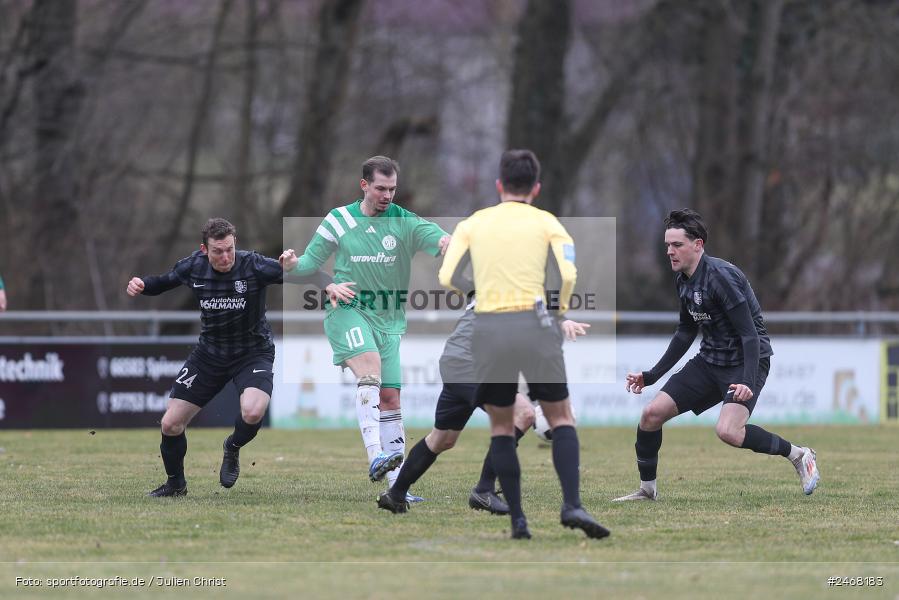 Sportplatz, Karlburg, 01.03.2025, sport, action, BFV, Fussball, 23. Spieltag, Bayernliga Nord, SVF, TSV, SV Fortuna Regensburg, TSV Karlburg - Bild-ID: 2468183