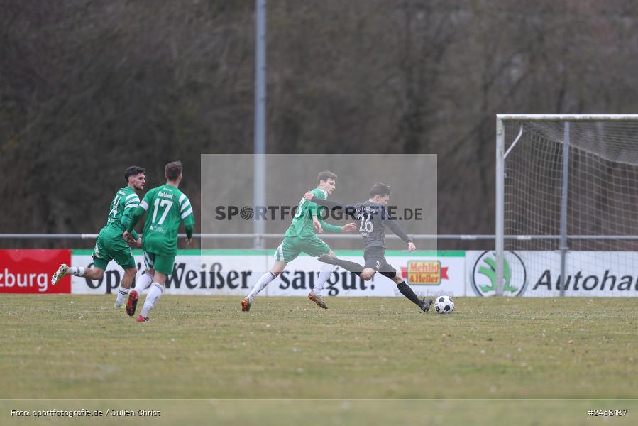 Sportplatz, Karlburg, 01.03.2025, sport, action, BFV, Fussball, 23. Spieltag, Bayernliga Nord, SVF, TSV, SV Fortuna Regensburg, TSV Karlburg - Bild-ID: 2468187