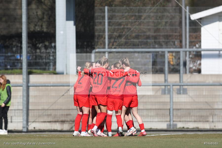 Stadion am Brentanobad, Frankfurt, 02.03.2025, sport, action, DFB, Fussball, 2. Frauen-Bundesliga, FCB, SGE, FC Bayern München II, Eintracht Frankfurt II - Bild-ID: 2468383 Stadion am Brentanobad, Frankfurt, 02.03.2025, sport, action, DFB, Fussball, 2. Frauen-Bundesliga, FCB, SGE, FC Bayern München II, Eintracht Frankfurt II - Bild-ID: 2468383