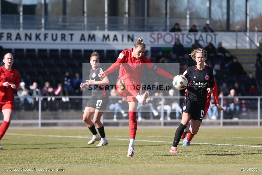Stadion am Brentanobad, Frankfurt, 02.03.2025, sport, action, DFB, Fussball, 2. Frauen-Bundesliga, FCB, SGE, FC Bayern München II, Eintracht Frankfurt II - Bild-ID: 2468388 Stadion am Brentanobad, Frankfurt, 02.03.2025, sport, action, DFB, Fussball, 2. Frauen-Bundesliga, FCB, SGE, FC Bayern München II, Eintracht Frankfurt II - Bild-ID: 2468388