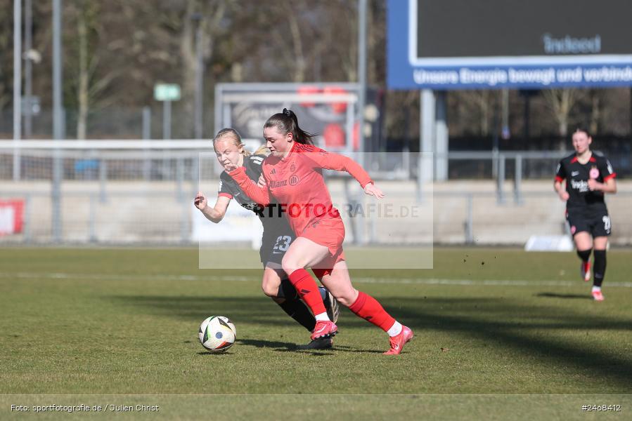 sport, action, Stadion am Brentanobad, SGE, Fussball, Frankfurt, FCB, FC Bayern München II, Eintracht Frankfurt II, DFB, 2. Frauen-Bundesliga, 02.03.2025 - Bild-ID: 2468412 sport, action, Stadion am Brentanobad, SGE, Fussball, Frankfurt, FCB, FC Bayern München II, Eintracht Frankfurt II, DFB, 2. Frauen-Bundesliga, 02.03.2025 - Bild-ID: 2468412