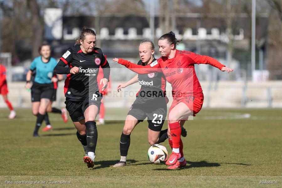sport, action, Stadion am Brentanobad, SGE, Fussball, Frankfurt, FCB, FC Bayern München II, Eintracht Frankfurt II, DFB, 2. Frauen-Bundesliga, 02.03.2025 - Bild-ID: 2468414 sport, action, Stadion am Brentanobad, SGE, Fussball, Frankfurt, FCB, FC Bayern München II, Eintracht Frankfurt II, DFB, 2. Frauen-Bundesliga, 02.03.2025 - Bild-ID: 2468414