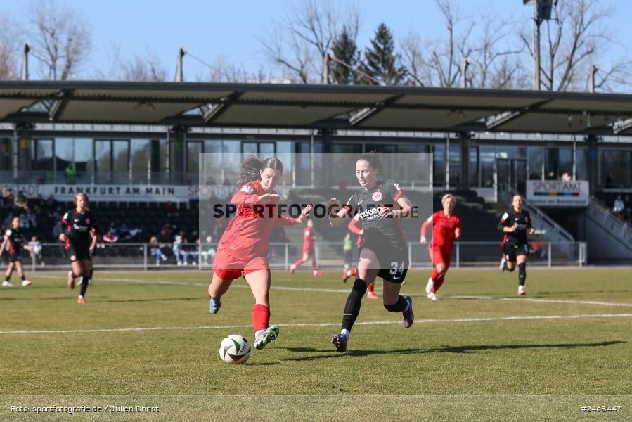 sport, action, Stadion am Brentanobad, SGE, Fussball, Frankfurt, FCB, FC Bayern München II, Eintracht Frankfurt II, DFB, 2. Frauen-Bundesliga, 02.03.2025 - Bild-ID: 2468447 sport, action, Stadion am Brentanobad, SGE, Fussball, Frankfurt, FCB, FC Bayern München II, Eintracht Frankfurt II, DFB, 2. Frauen-Bundesliga, 02.03.2025 - Bild-ID: 2468447