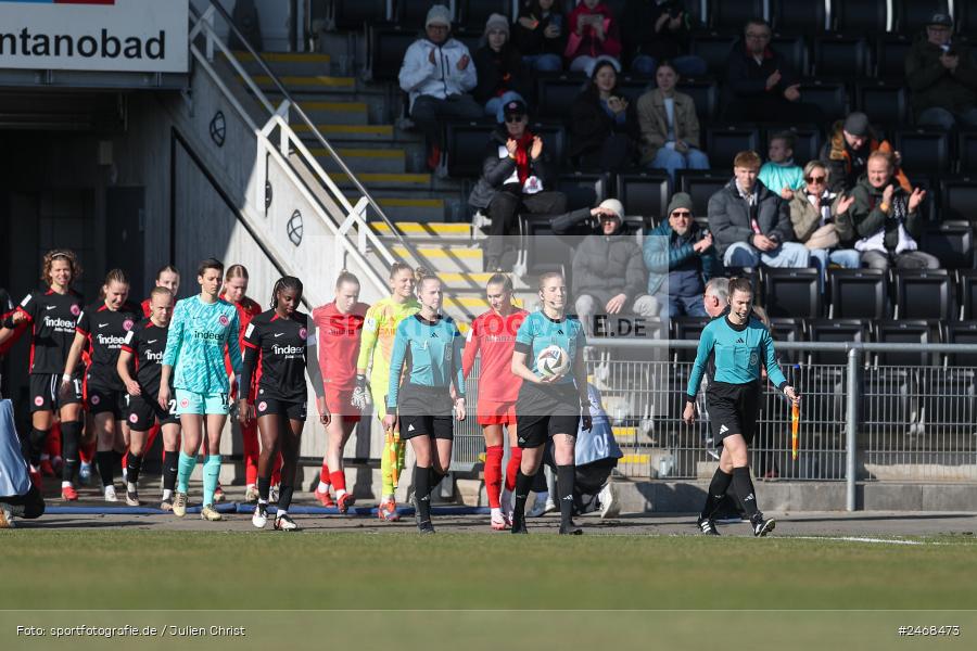 sport, action, Stadion am Brentanobad, SGE, Fussball, Frankfurt, FCB, FC Bayern München II, Eintracht Frankfurt II, DFB, 2. Frauen-Bundesliga, 02.03.2025 - Bild-ID: 2468473 sport, action, Stadion am Brentanobad, SGE, Fussball, Frankfurt, FCB, FC Bayern München II, Eintracht Frankfurt II, DFB, 2. Frauen-Bundesliga, 02.03.2025 - Bild-ID: 2468473