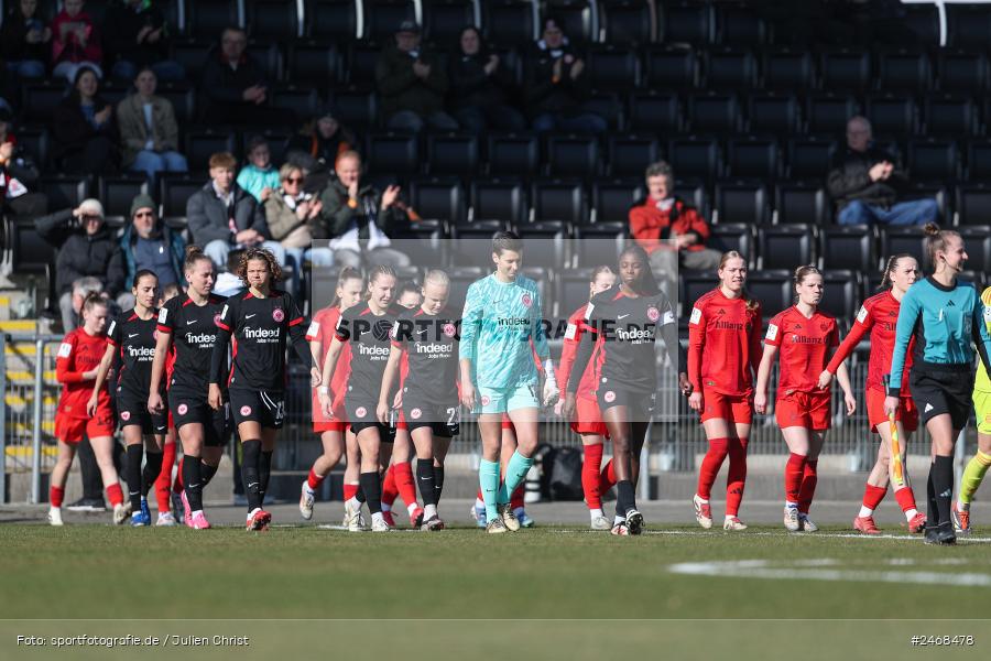 sport, action, Stadion am Brentanobad, SGE, Fussball, Frankfurt, FCB, FC Bayern München II, Eintracht Frankfurt II, DFB, 2. Frauen-Bundesliga, 02.03.2025 - Bild-ID: 2468478 sport, action, Stadion am Brentanobad, SGE, Fussball, Frankfurt, FCB, FC Bayern München II, Eintracht Frankfurt II, DFB, 2. Frauen-Bundesliga, 02.03.2025 - Bild-ID: 2468478