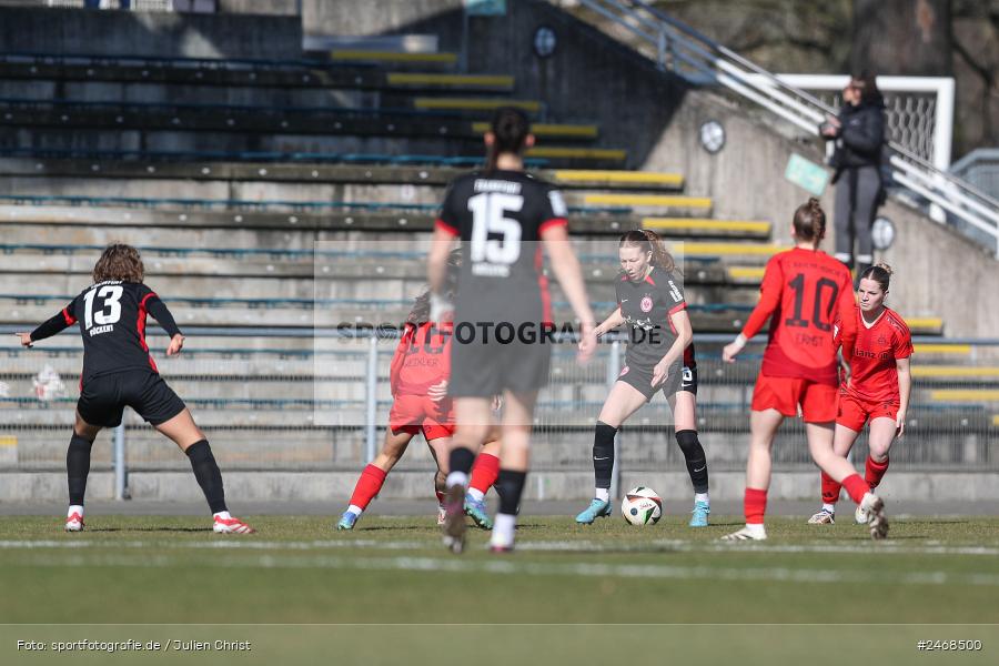 sport, action, Stadion am Brentanobad, SGE, Fussball, Frankfurt, FCB, FC Bayern München II, Eintracht Frankfurt II, DFB, 2. Frauen-Bundesliga, 02.03.2025 - Bild-ID: 2468500