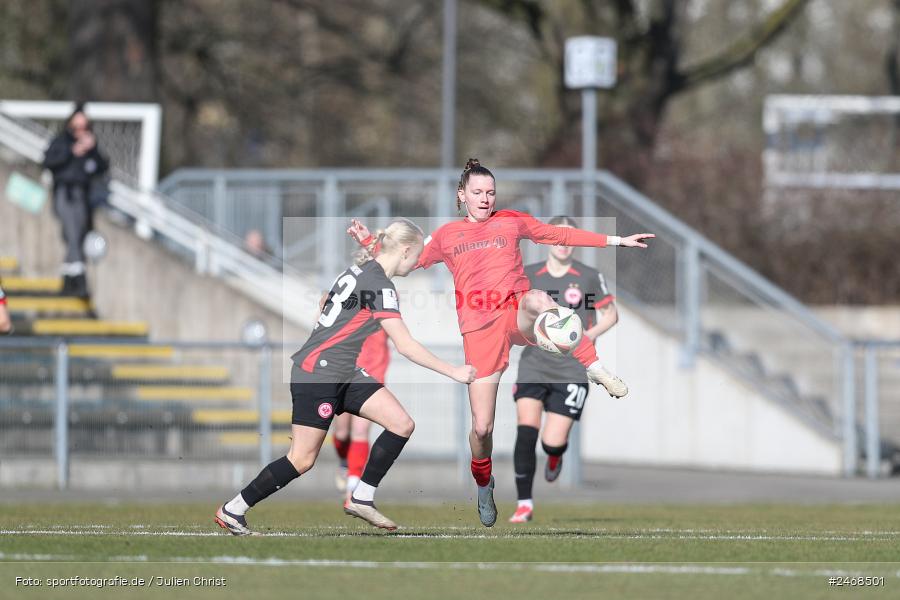 sport, action, Stadion am Brentanobad, SGE, Fussball, Frankfurt, FCB, FC Bayern München II, Eintracht Frankfurt II, DFB, 2. Frauen-Bundesliga, 02.03.2025 - Bild-ID: 2468501 sport, action, Stadion am Brentanobad, SGE, Fussball, Frankfurt, FCB, FC Bayern München II, Eintracht Frankfurt II, DFB, 2. Frauen-Bundesliga, 02.03.2025 - Bild-ID: 2468501