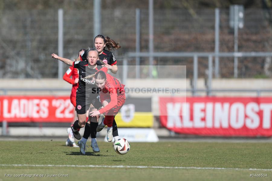 sport, action, Stadion am Brentanobad, SGE, Fussball, Frankfurt, FCB, FC Bayern München II, Eintracht Frankfurt II, DFB, 2. Frauen-Bundesliga, 02.03.2025 - Bild-ID: 2468504 sport, action, Stadion am Brentanobad, SGE, Fussball, Frankfurt, FCB, FC Bayern München II, Eintracht Frankfurt II, DFB, 2. Frauen-Bundesliga, 02.03.2025 - Bild-ID: 2468504