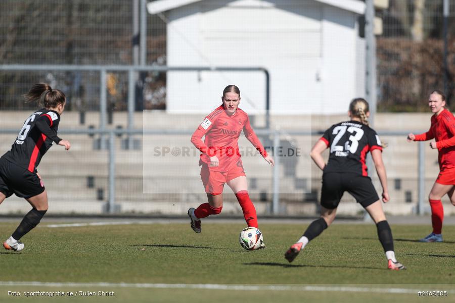 sport, action, Stadion am Brentanobad, SGE, Fussball, Frankfurt, FCB, FC Bayern München II, Eintracht Frankfurt II, DFB, 2. Frauen-Bundesliga, 02.03.2025 - Bild-ID: 2468505 sport, action, Stadion am Brentanobad, SGE, Fussball, Frankfurt, FCB, FC Bayern München II, Eintracht Frankfurt II, DFB, 2. Frauen-Bundesliga, 02.03.2025 - Bild-ID: 2468505