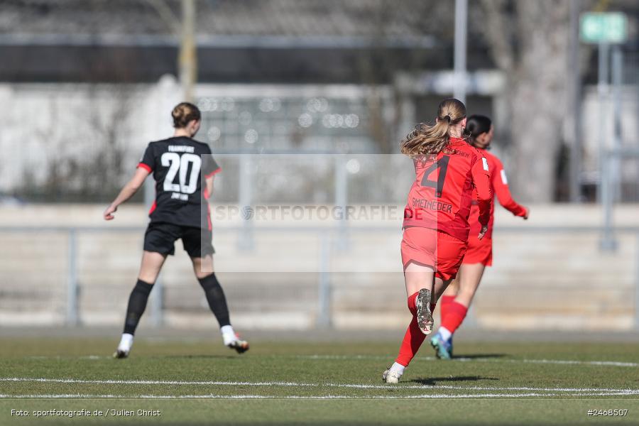 sport, action, Stadion am Brentanobad, SGE, Fussball, Frankfurt, FCB, FC Bayern München II, Eintracht Frankfurt II, DFB, 2. Frauen-Bundesliga, 02.03.2025 - Bild-ID: 2468507 sport, action, Stadion am Brentanobad, SGE, Fussball, Frankfurt, FCB, FC Bayern München II, Eintracht Frankfurt II, DFB, 2. Frauen-Bundesliga, 02.03.2025 - Bild-ID: 2468507