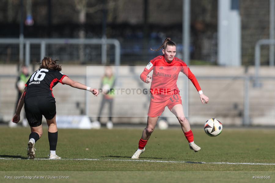 sport, action, Stadion am Brentanobad, SGE, Fussball, Frankfurt, FCB, FC Bayern München II, Eintracht Frankfurt II, DFB, 2. Frauen-Bundesliga, 02.03.2025 - Bild-ID: 2468508 sport, action, Stadion am Brentanobad, SGE, Fussball, Frankfurt, FCB, FC Bayern München II, Eintracht Frankfurt II, DFB, 2. Frauen-Bundesliga, 02.03.2025 - Bild-ID: 2468508