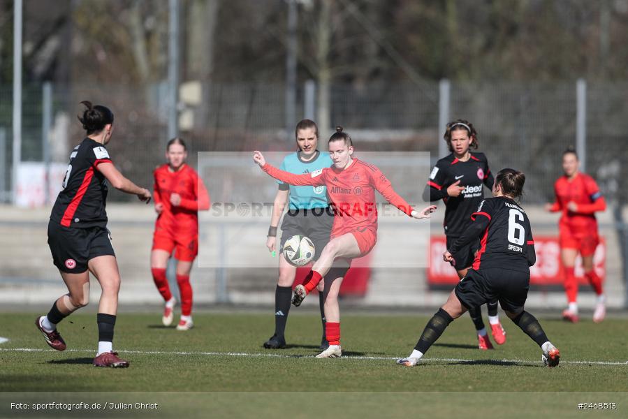 sport, action, Stadion am Brentanobad, SGE, Fussball, Frankfurt, FCB, FC Bayern München II, Eintracht Frankfurt II, DFB, 2. Frauen-Bundesliga, 02.03.2025 - Bild-ID: 2468513 sport, action, Stadion am Brentanobad, SGE, Fussball, Frankfurt, FCB, FC Bayern München II, Eintracht Frankfurt II, DFB, 2. Frauen-Bundesliga, 02.03.2025 - Bild-ID: 2468513