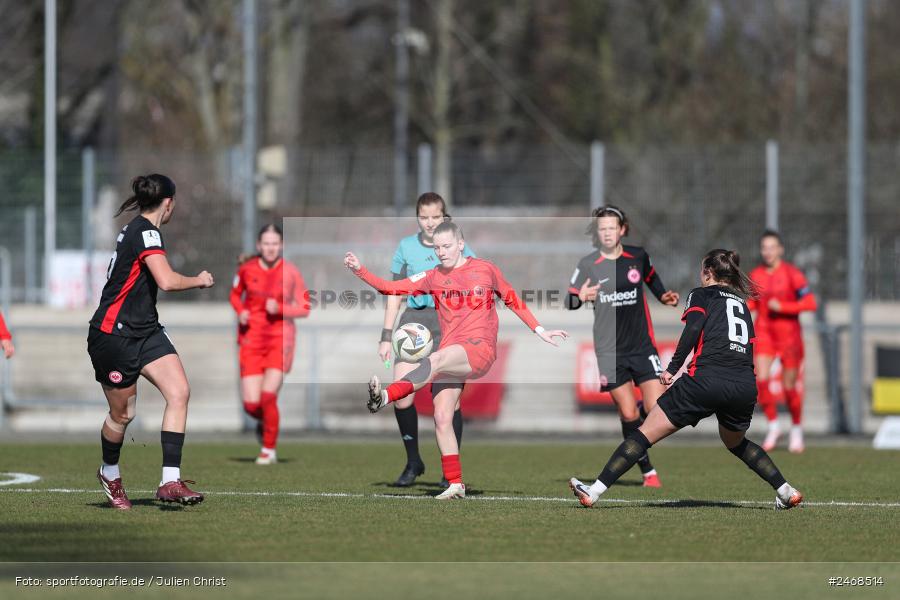 sport, action, Stadion am Brentanobad, SGE, Fussball, Frankfurt, FCB, FC Bayern München II, Eintracht Frankfurt II, DFB, 2. Frauen-Bundesliga, 02.03.2025 - Bild-ID: 2468514 sport, action, Stadion am Brentanobad, SGE, Fussball, Frankfurt, FCB, FC Bayern München II, Eintracht Frankfurt II, DFB, 2. Frauen-Bundesliga, 02.03.2025 - Bild-ID: 2468514