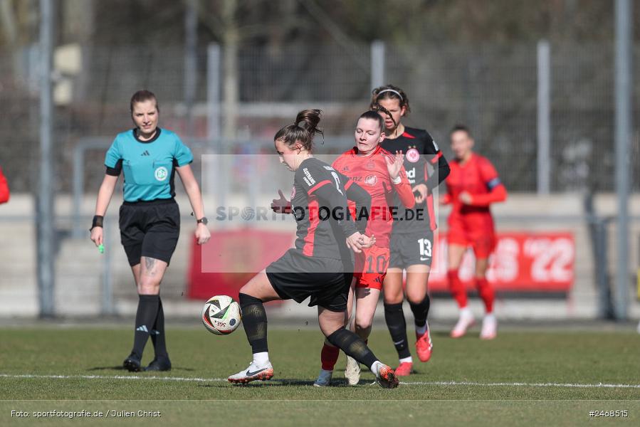 sport, action, Stadion am Brentanobad, SGE, Fussball, Frankfurt, FCB, FC Bayern München II, Eintracht Frankfurt II, DFB, 2. Frauen-Bundesliga, 02.03.2025 - Bild-ID: 2468515 sport, action, Stadion am Brentanobad, SGE, Fussball, Frankfurt, FCB, FC Bayern München II, Eintracht Frankfurt II, DFB, 2. Frauen-Bundesliga, 02.03.2025 - Bild-ID: 2468515