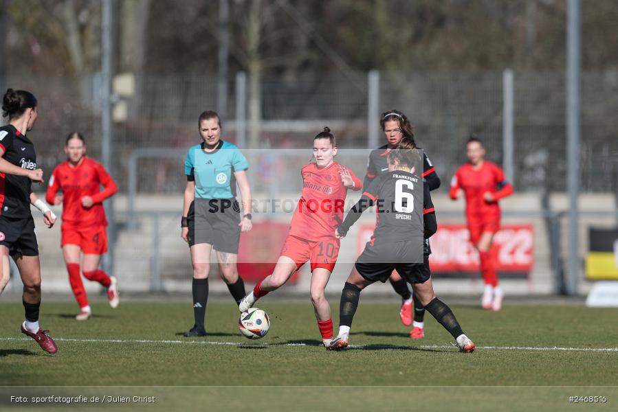 sport, action, Stadion am Brentanobad, SGE, Fussball, Frankfurt, FCB, FC Bayern München II, Eintracht Frankfurt II, DFB, 2. Frauen-Bundesliga, 02.03.2025 - Bild-ID: 2468516 sport, action, Stadion am Brentanobad, SGE, Fussball, Frankfurt, FCB, FC Bayern München II, Eintracht Frankfurt II, DFB, 2. Frauen-Bundesliga, 02.03.2025 - Bild-ID: 2468516