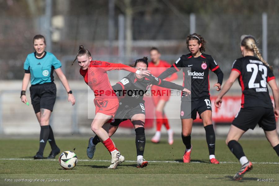 sport, action, Stadion am Brentanobad, SGE, Fussball, Frankfurt, FCB, FC Bayern München II, Eintracht Frankfurt II, DFB, 2. Frauen-Bundesliga, 02.03.2025 - Bild-ID: 2468517 sport, action, Stadion am Brentanobad, SGE, Fussball, Frankfurt, FCB, FC Bayern München II, Eintracht Frankfurt II, DFB, 2. Frauen-Bundesliga, 02.03.2025 - Bild-ID: 2468517
