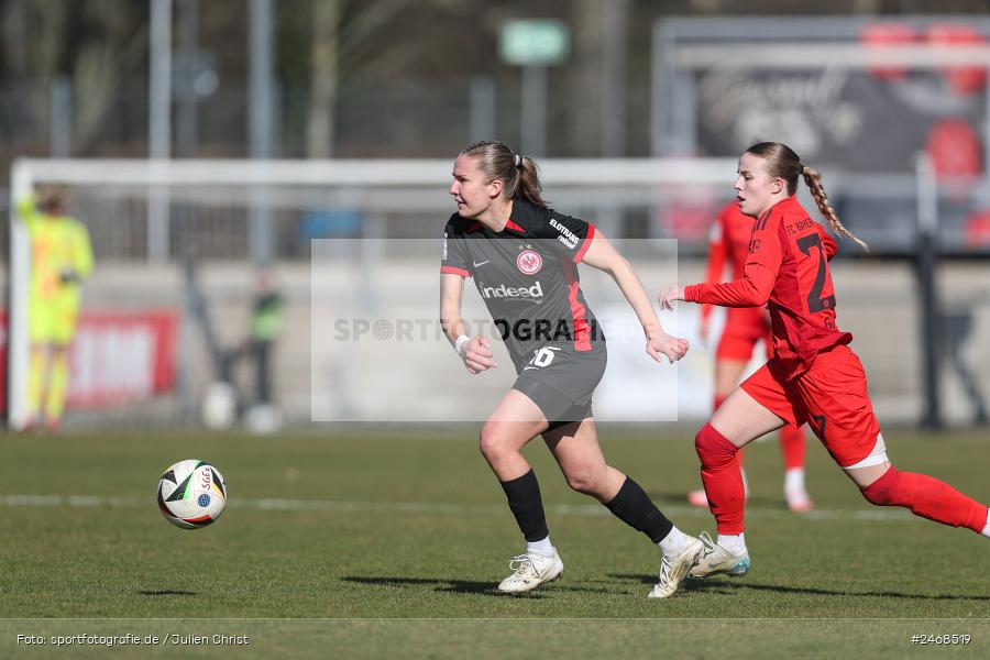 sport, action, Stadion am Brentanobad, SGE, Fussball, Frankfurt, FCB, FC Bayern München II, Eintracht Frankfurt II, DFB, 2. Frauen-Bundesliga, 02.03.2025 - Bild-ID: 2468519 sport, action, Stadion am Brentanobad, SGE, Fussball, Frankfurt, FCB, FC Bayern München II, Eintracht Frankfurt II, DFB, 2. Frauen-Bundesliga, 02.03.2025 - Bild-ID: 2468519
