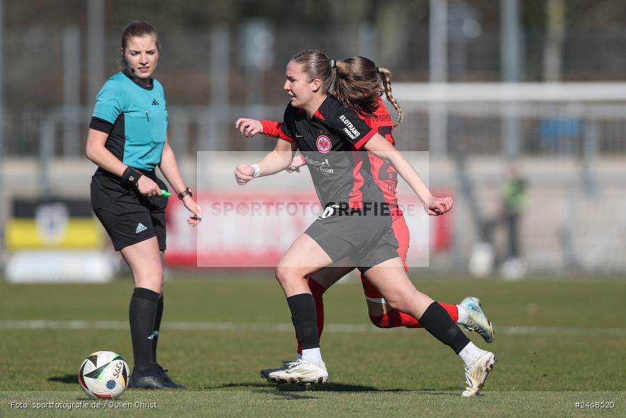 sport, action, Stadion am Brentanobad, SGE, Fussball, Frankfurt, FCB, FC Bayern München II, Eintracht Frankfurt II, DFB, 2. Frauen-Bundesliga, 02.03.2025 - Bild-ID: 2468520 sport, action, Stadion am Brentanobad, SGE, Fussball, Frankfurt, FCB, FC Bayern München II, Eintracht Frankfurt II, DFB, 2. Frauen-Bundesliga, 02.03.2025 - Bild-ID: 2468520