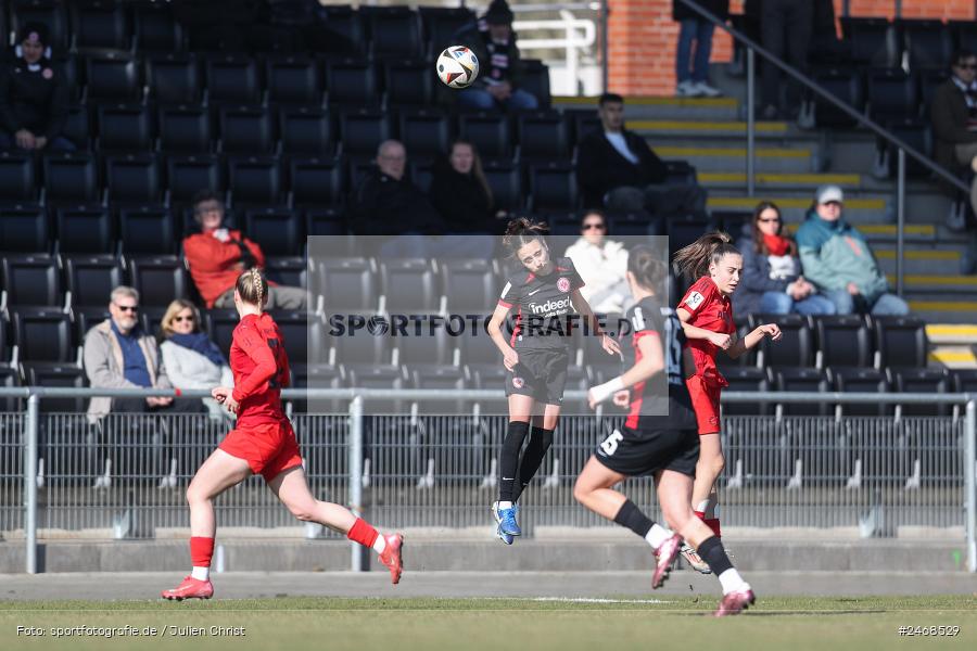 sport, action, Stadion am Brentanobad, SGE, Fussball, Frankfurt, FCB, FC Bayern München II, Eintracht Frankfurt II, DFB, 2. Frauen-Bundesliga, 02.03.2025 - Bild-ID: 2468529 sport, action, Stadion am Brentanobad, SGE, Fussball, Frankfurt, FCB, FC Bayern München II, Eintracht Frankfurt II, DFB, 2. Frauen-Bundesliga, 02.03.2025 - Bild-ID: 2468529