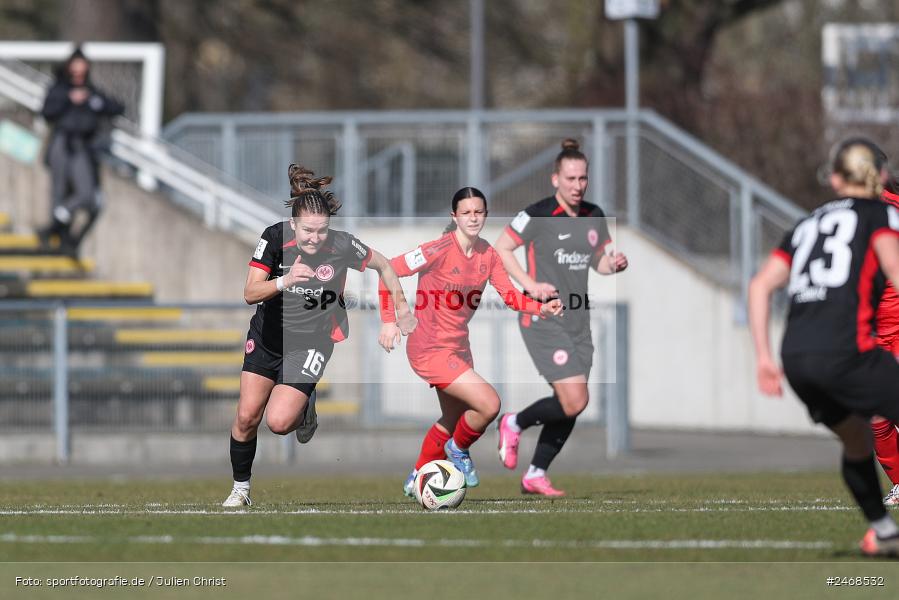 sport, action, Stadion am Brentanobad, SGE, Fussball, Frankfurt, FCB, FC Bayern München II, Eintracht Frankfurt II, DFB, 2. Frauen-Bundesliga, 02.03.2025 - Bild-ID: 2468532 sport, action, Stadion am Brentanobad, SGE, Fussball, Frankfurt, FCB, FC Bayern München II, Eintracht Frankfurt II, DFB, 2. Frauen-Bundesliga, 02.03.2025 - Bild-ID: 2468532