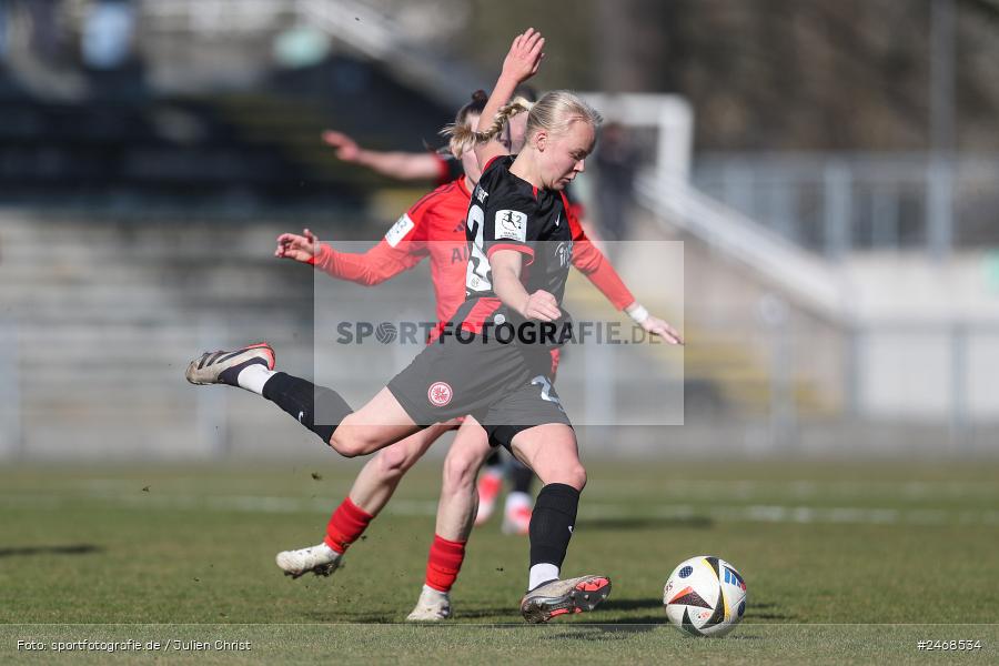 sport, action, Stadion am Brentanobad, SGE, Fussball, Frankfurt, FCB, FC Bayern München II, Eintracht Frankfurt II, DFB, 2. Frauen-Bundesliga, 02.03.2025 - Bild-ID: 2468534 sport, action, Stadion am Brentanobad, SGE, Fussball, Frankfurt, FCB, FC Bayern München II, Eintracht Frankfurt II, DFB, 2. Frauen-Bundesliga, 02.03.2025 - Bild-ID: 2468534