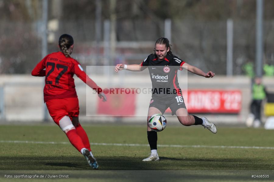 sport, action, Stadion am Brentanobad, SGE, Fussball, Frankfurt, FCB, FC Bayern München II, Eintracht Frankfurt II, DFB, 2. Frauen-Bundesliga, 02.03.2025 - Bild-ID: 2468535 sport, action, Stadion am Brentanobad, SGE, Fussball, Frankfurt, FCB, FC Bayern München II, Eintracht Frankfurt II, DFB, 2. Frauen-Bundesliga, 02.03.2025 - Bild-ID: 2468535