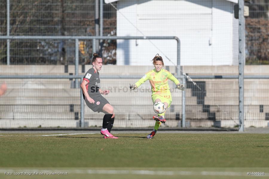 sport, action, Stadion am Brentanobad, SGE, Fussball, Frankfurt, FCB, FC Bayern München II, Eintracht Frankfurt II, DFB, 2. Frauen-Bundesliga, 02.03.2025 - Bild-ID: 2468538 sport, action, Stadion am Brentanobad, SGE, Fussball, Frankfurt, FCB, FC Bayern München II, Eintracht Frankfurt II, DFB, 2. Frauen-Bundesliga, 02.03.2025 - Bild-ID: 2468538