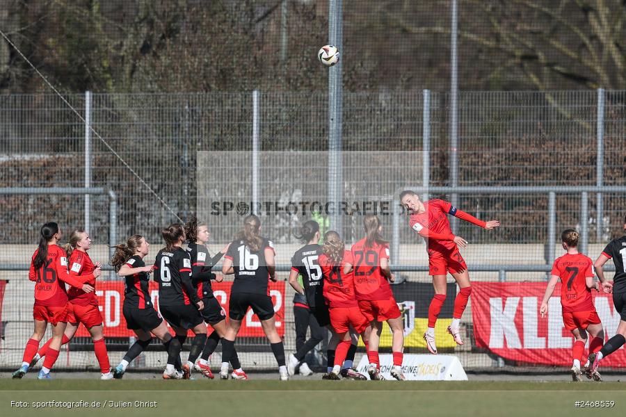 sport, action, Stadion am Brentanobad, SGE, Fussball, Frankfurt, FCB, FC Bayern München II, Eintracht Frankfurt II, DFB, 2. Frauen-Bundesliga, 02.03.2025 - Bild-ID: 2468539 sport, action, Stadion am Brentanobad, SGE, Fussball, Frankfurt, FCB, FC Bayern München II, Eintracht Frankfurt II, DFB, 2. Frauen-Bundesliga, 02.03.2025 - Bild-ID: 2468539