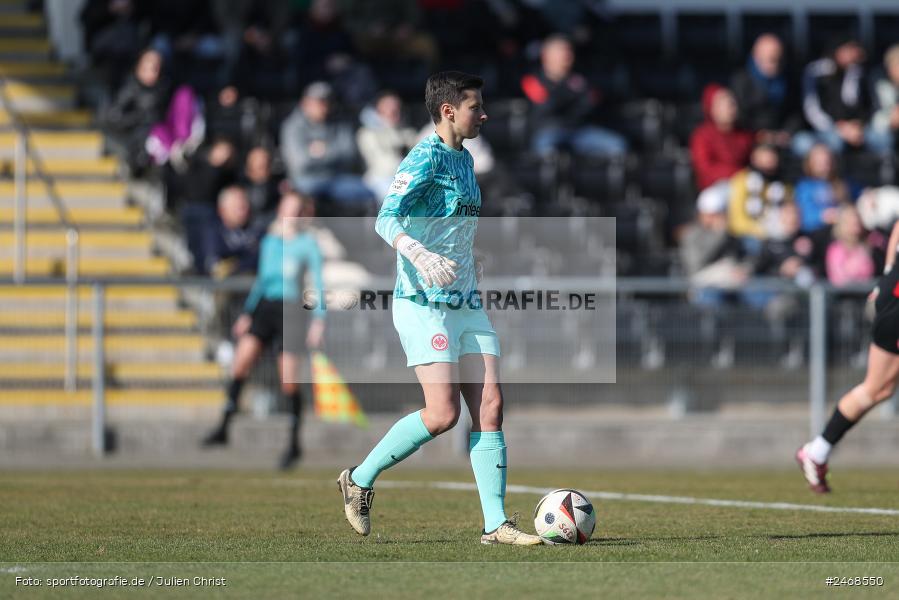 sport, action, Stadion am Brentanobad, SGE, Fussball, Frankfurt, FCB, FC Bayern München II, Eintracht Frankfurt II, DFB, 2. Frauen-Bundesliga, 02.03.2025 - Bild-ID: 2468550 sport, action, Stadion am Brentanobad, SGE, Fussball, Frankfurt, FCB, FC Bayern München II, Eintracht Frankfurt II, DFB, 2. Frauen-Bundesliga, 02.03.2025 - Bild-ID: 2468550