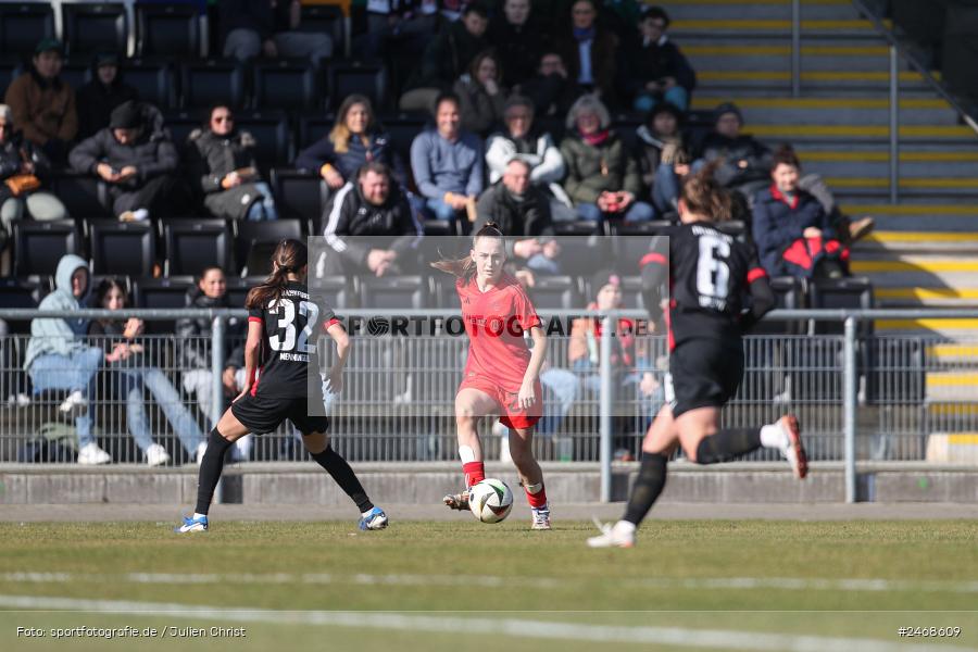 sport, action, Stadion am Brentanobad, SGE, Fussball, Frankfurt, FCB, FC Bayern München II, Eintracht Frankfurt II, DFB, 2. Frauen-Bundesliga, 02.03.2025 - Bild-ID: 2468609 sport, action, Stadion am Brentanobad, SGE, Fussball, Frankfurt, FCB, FC Bayern München II, Eintracht Frankfurt II, DFB, 2. Frauen-Bundesliga, 02.03.2025 - Bild-ID: 2468609