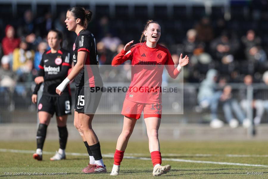 sport, action, Stadion am Brentanobad, SGE, Fussball, Frankfurt, FCB, FC Bayern München II, Eintracht Frankfurt II, DFB, 2. Frauen-Bundesliga, 02.03.2025 - Bild-ID: 2468612 sport, action, Stadion am Brentanobad, SGE, Fussball, Frankfurt, FCB, FC Bayern München II, Eintracht Frankfurt II, DFB, 2. Frauen-Bundesliga, 02.03.2025 - Bild-ID: 2468612