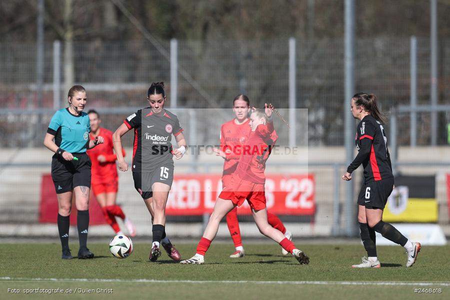 sport, action, Stadion am Brentanobad, SGE, Fussball, Frankfurt, FCB, FC Bayern München II, Eintracht Frankfurt II, DFB, 2. Frauen-Bundesliga, 02.03.2025 - Bild-ID: 2468618 sport, action, Stadion am Brentanobad, SGE, Fussball, Frankfurt, FCB, FC Bayern München II, Eintracht Frankfurt II, DFB, 2. Frauen-Bundesliga, 02.03.2025 - Bild-ID: 2468618
