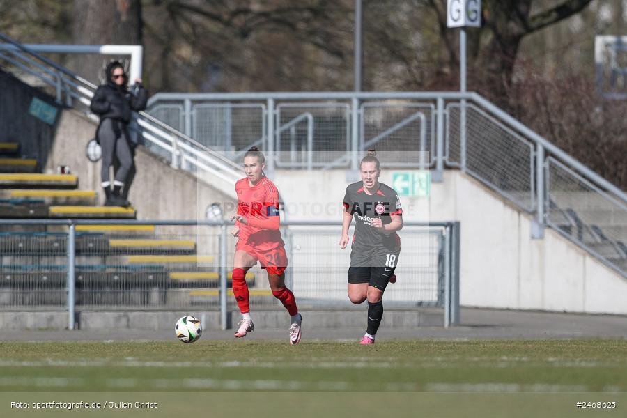 sport, action, Stadion am Brentanobad, SGE, Fussball, Frankfurt, FCB, FC Bayern München II, Eintracht Frankfurt II, DFB, 2. Frauen-Bundesliga, 02.03.2025 - Bild-ID: 2468625 sport, action, Stadion am Brentanobad, SGE, Fussball, Frankfurt, FCB, FC Bayern München II, Eintracht Frankfurt II, DFB, 2. Frauen-Bundesliga, 02.03.2025 - Bild-ID: 2468625