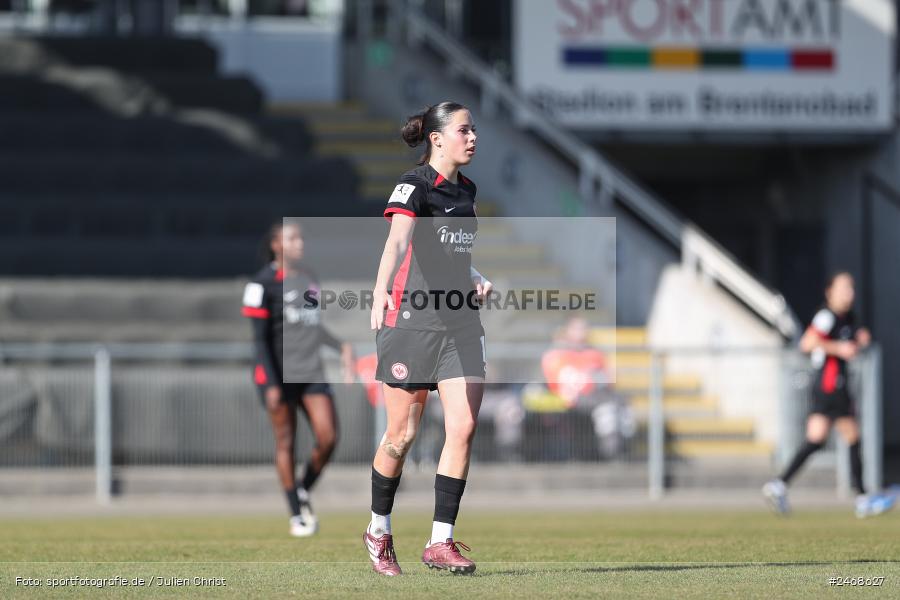 sport, action, Stadion am Brentanobad, SGE, Fussball, Frankfurt, FCB, FC Bayern München II, Eintracht Frankfurt II, DFB, 2. Frauen-Bundesliga, 02.03.2025 - Bild-ID: 2468627 sport, action, Stadion am Brentanobad, SGE, Fussball, Frankfurt, FCB, FC Bayern München II, Eintracht Frankfurt II, DFB, 2. Frauen-Bundesliga, 02.03.2025 - Bild-ID: 2468627