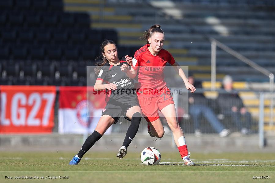 sport, action, Stadion am Brentanobad, SGE, Fussball, Frankfurt, FCB, FC Bayern München II, Eintracht Frankfurt II, DFB, 2. Frauen-Bundesliga, 02.03.2025 - Bild-ID: 2468639 sport, action, Stadion am Brentanobad, SGE, Fussball, Frankfurt, FCB, FC Bayern München II, Eintracht Frankfurt II, DFB, 2. Frauen-Bundesliga, 02.03.2025 - Bild-ID: 2468639