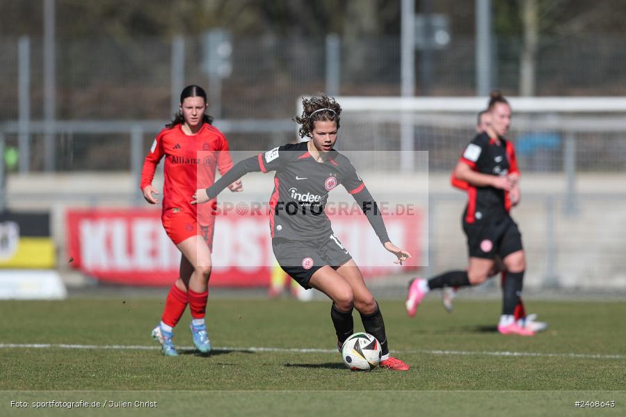 sport, action, Stadion am Brentanobad, SGE, Fussball, Frankfurt, FCB, FC Bayern München II, Eintracht Frankfurt II, DFB, 2. Frauen-Bundesliga, 02.03.2025 - Bild-ID: 2468643 sport, action, Stadion am Brentanobad, SGE, Fussball, Frankfurt, FCB, FC Bayern München II, Eintracht Frankfurt II, DFB, 2. Frauen-Bundesliga, 02.03.2025 - Bild-ID: 2468643