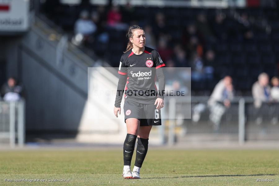 sport, action, Stadion am Brentanobad, SGE, Fussball, Frankfurt, FCB, FC Bayern München II, Eintracht Frankfurt II, DFB, 2. Frauen-Bundesliga, 02.03.2025 - Bild-ID: 2468647