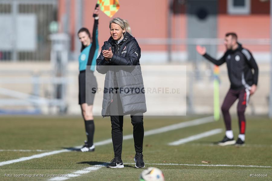 sport, action, Stadion am Brentanobad, SGE, Fussball, Frankfurt, FCB, FC Bayern München II, Eintracht Frankfurt II, DFB, 2. Frauen-Bundesliga, 02.03.2025 - Bild-ID: 2468664